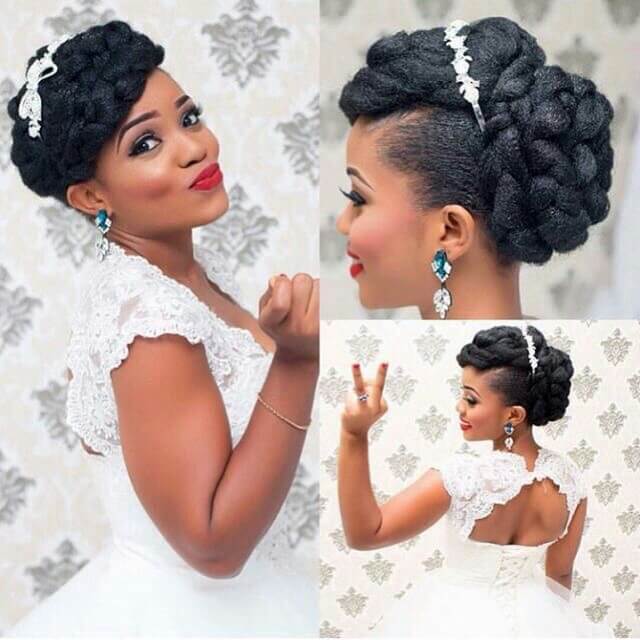 wedding bun hairstyles for black hair 