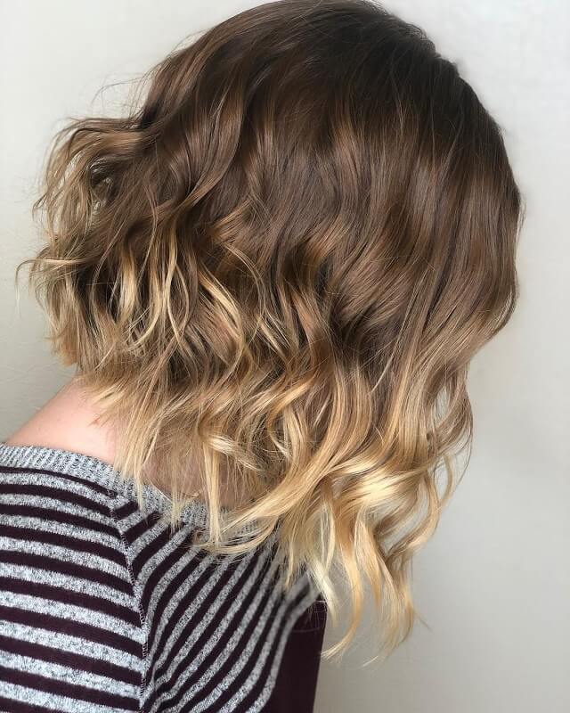 Long Inverted Bob with Shaggy Layers