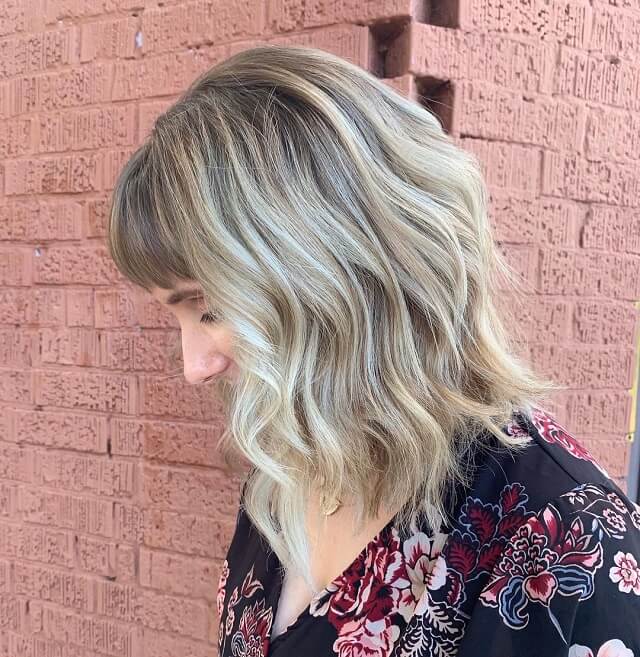 Long Inverted Bob with Shaggy Layers