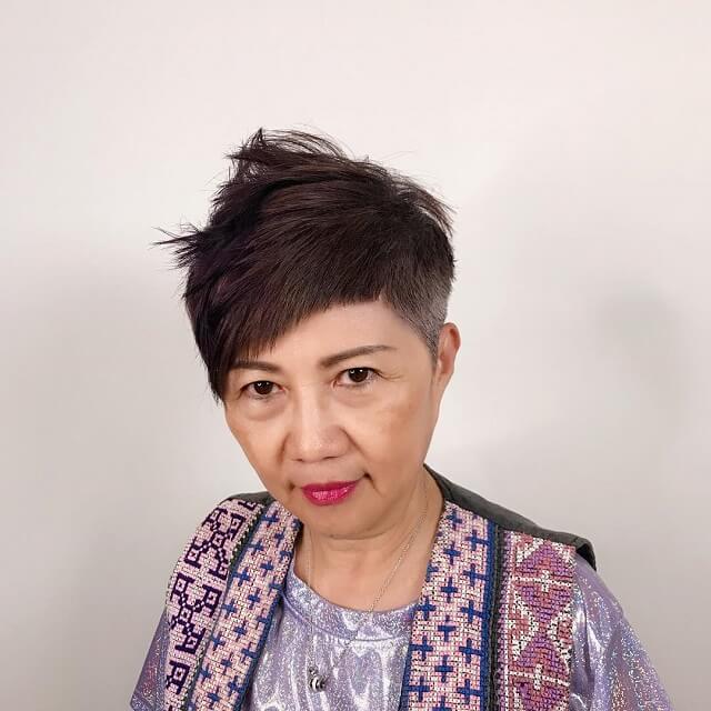 asian pixie cut for women over 50
