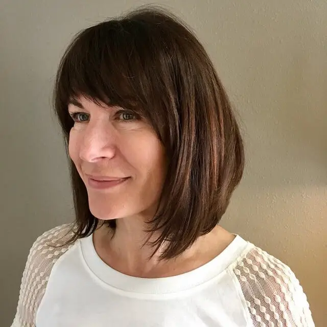 asymmetrical bangs