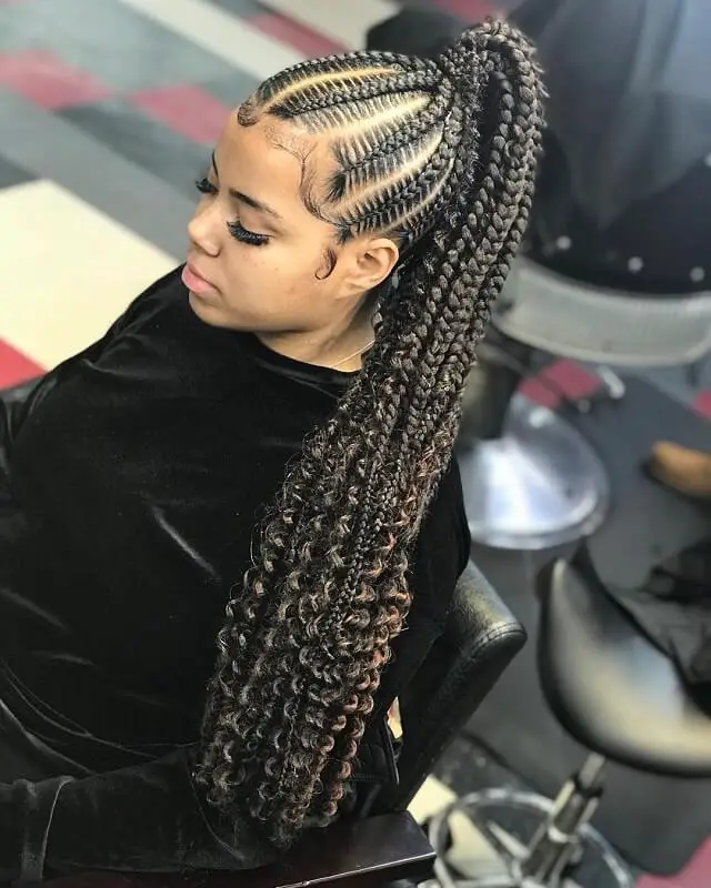 40 Exclusive Feed in Braids Ponytail to Try This Year - HqAdviser