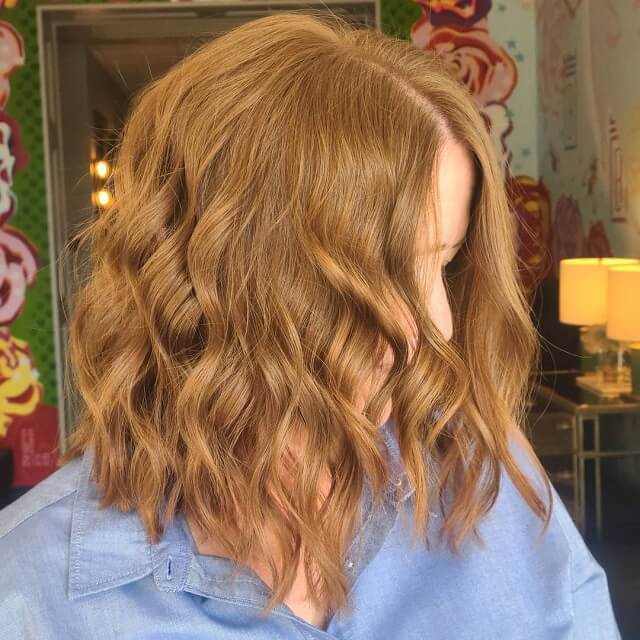 choppy long inverted bob