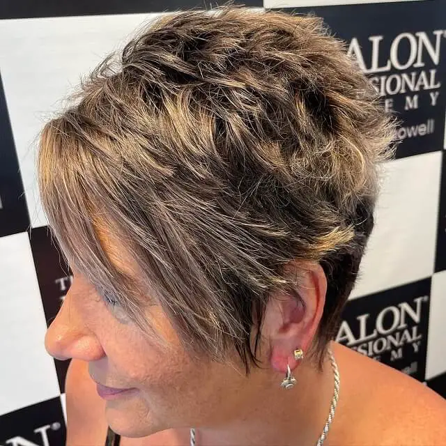 choppy pixie cut for over 50 