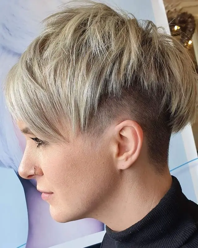 choppy pixie cuts for thick hair 