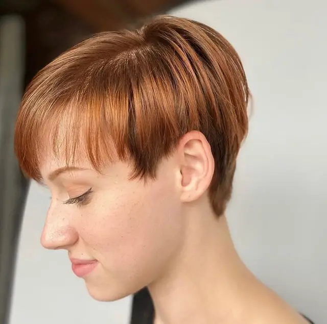 classic low maintenance pixie cut for thick hair 