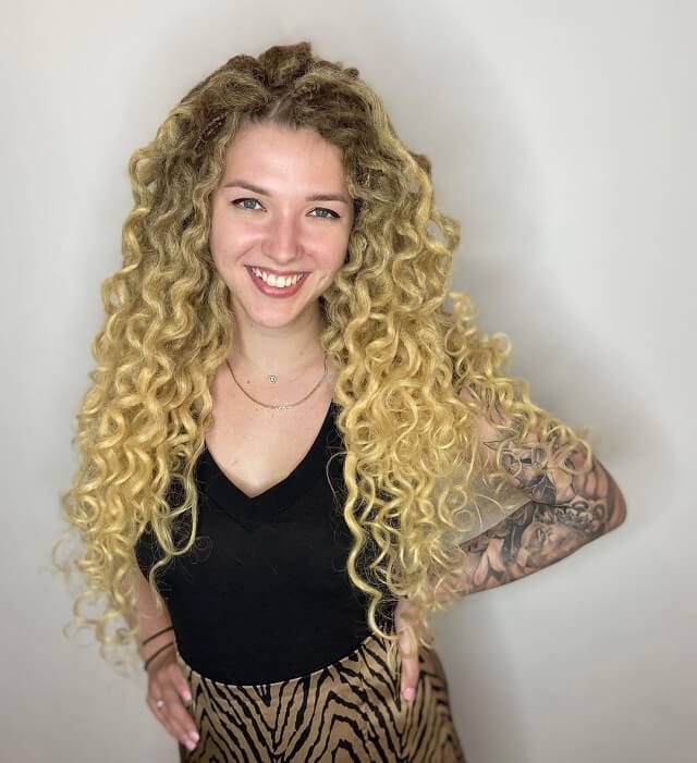 curly dreads white girl 