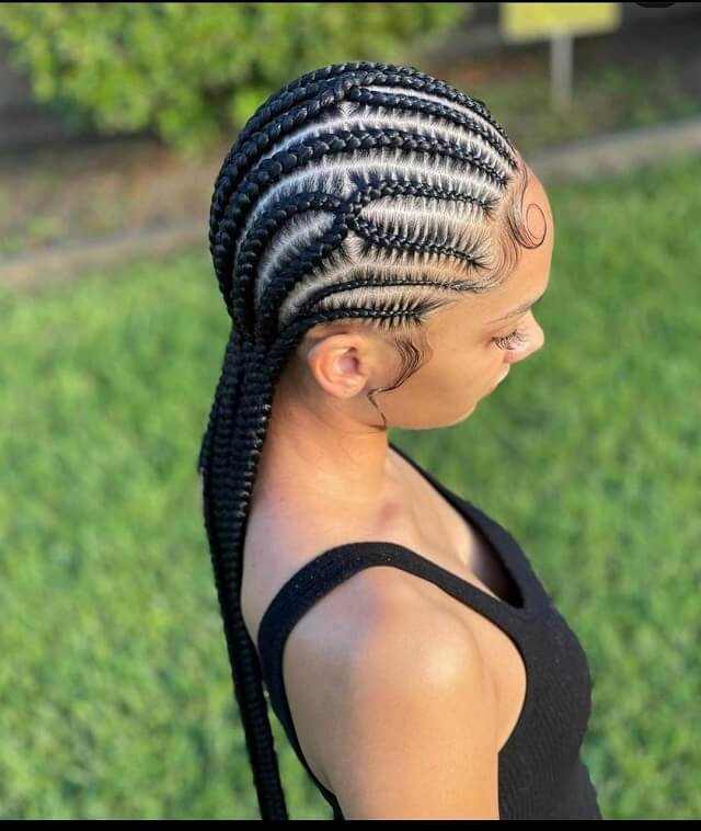 feed in individual braids