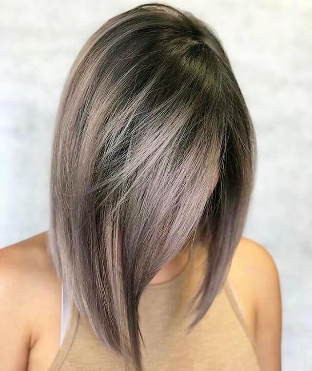 fine hair long inverted bob