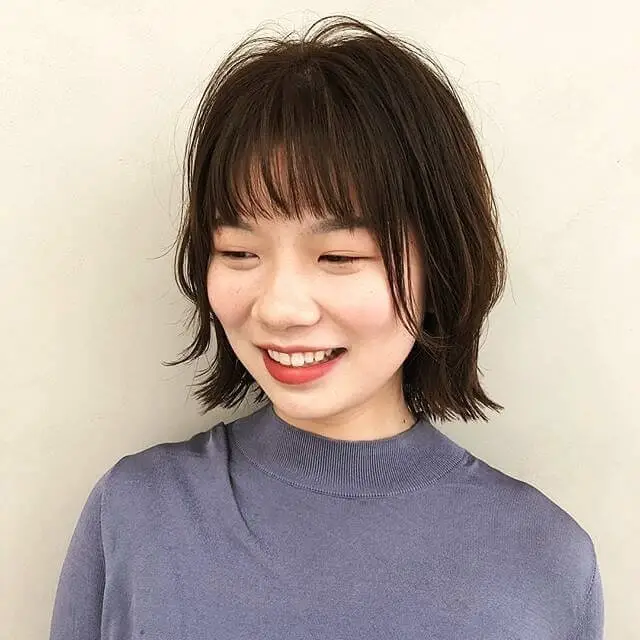 Korean See-Through Bangs