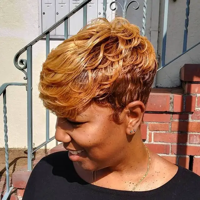low maintenance pixie cuts for thick hair black girl