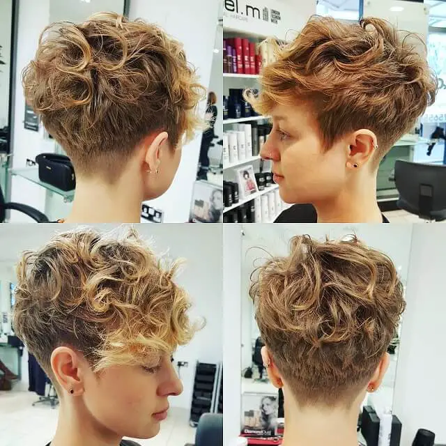 messy pixie cut for thick hair