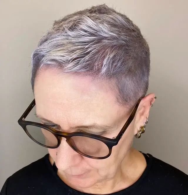 pixie cuts for thick hair over 60 