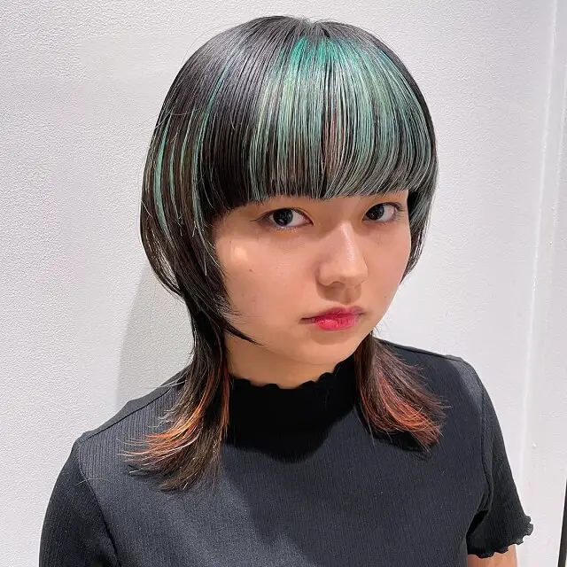 short bob for round face 