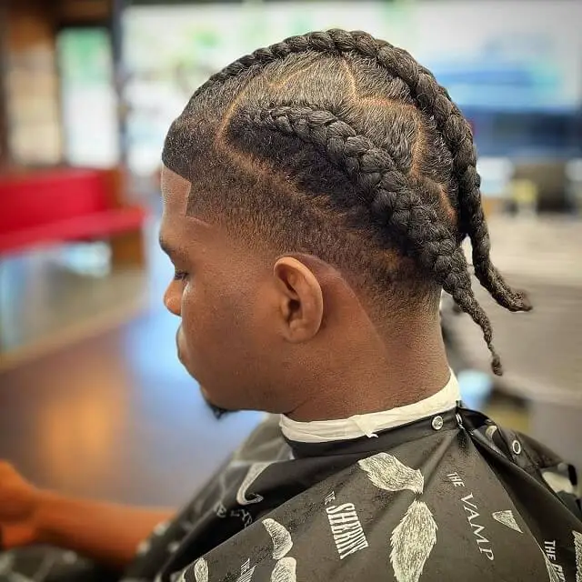 40 Top Men’s Braids With Fade Hairstyles - HqAdviser