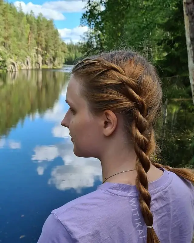 twist braid hairstyle for white girl 