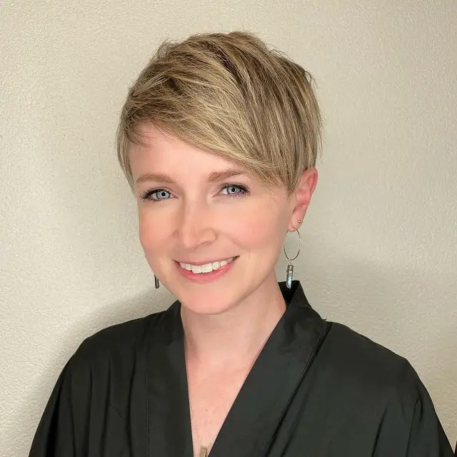 Choppy Pixie Cut with Bangs