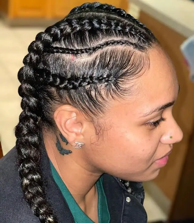 african american french braid hairstyles