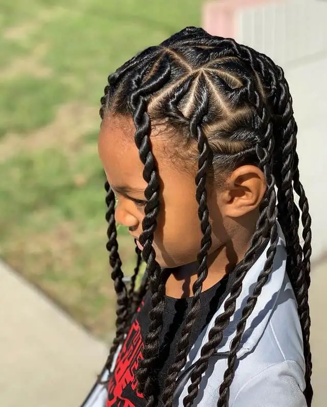 african braids for kids
