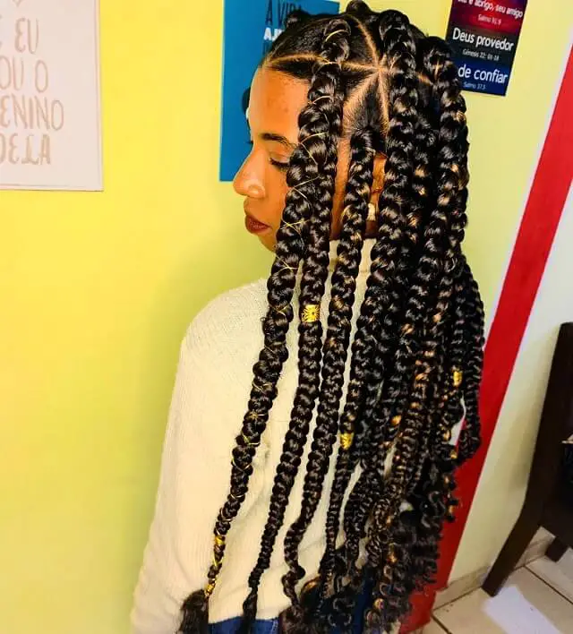 big long box braids 