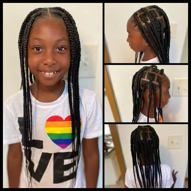 box braids for little girls