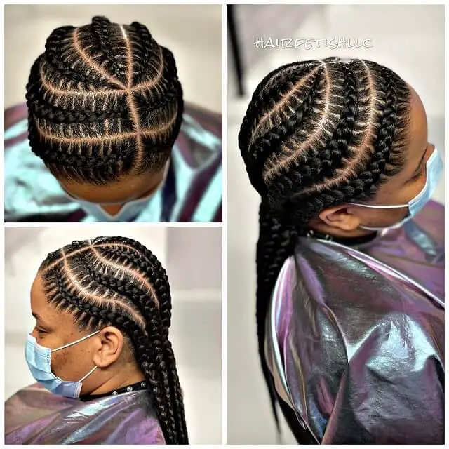 Fishbone Braids In Natural Hair