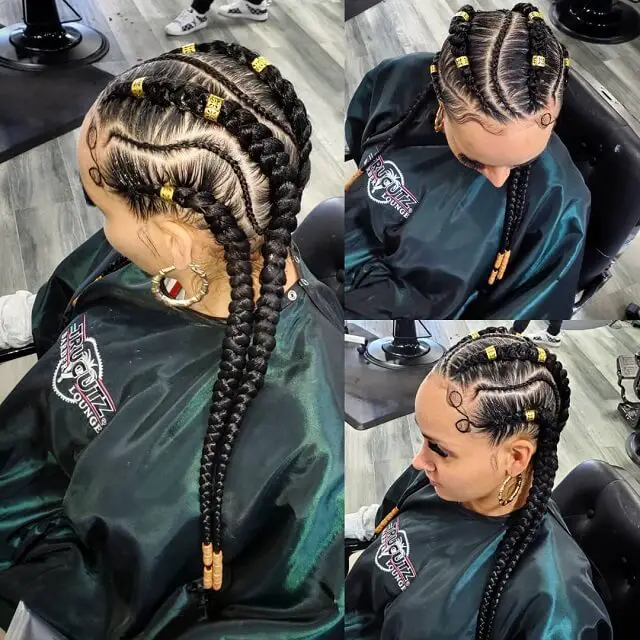 Multiple Fishbone Braids