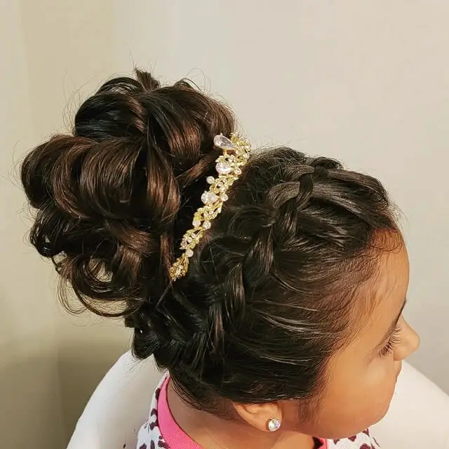 little girl braided hairstyles for weddings