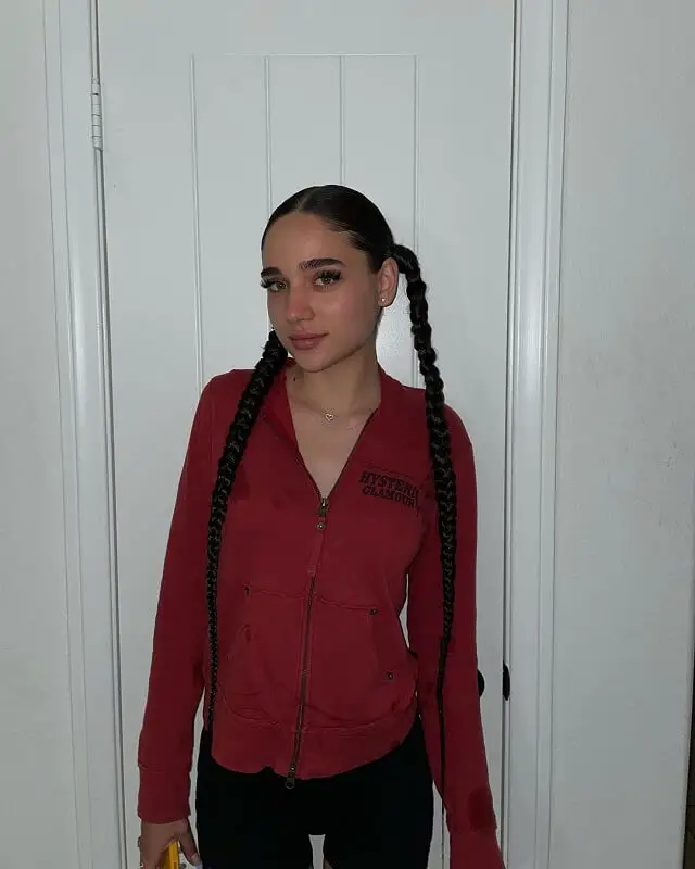 pigtail braids long hair