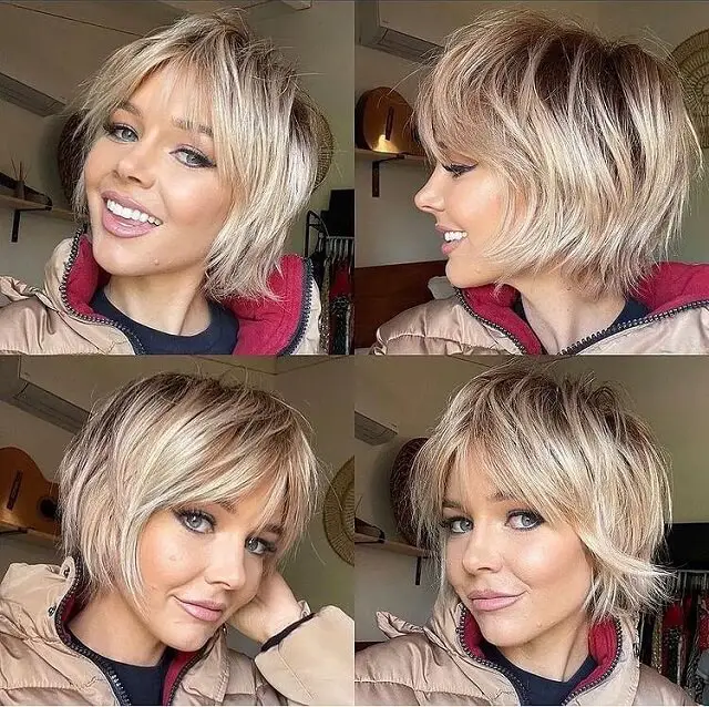  pixie cut with bangs for thick hair