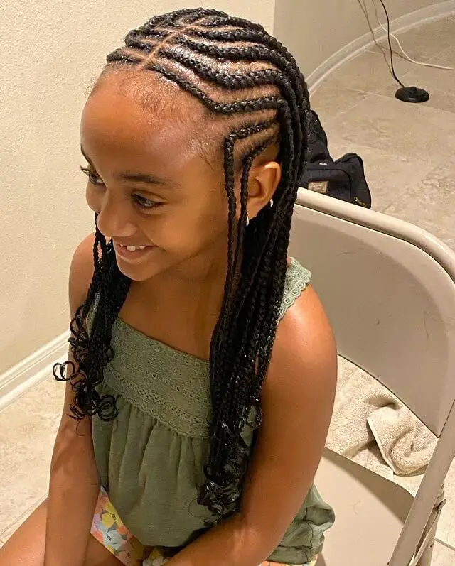 scalp braids for little girls
