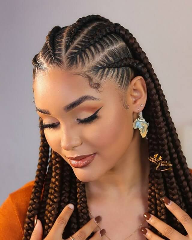 african cornrow braids