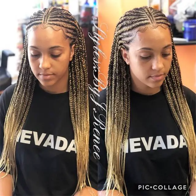  blonde fulani braids 
