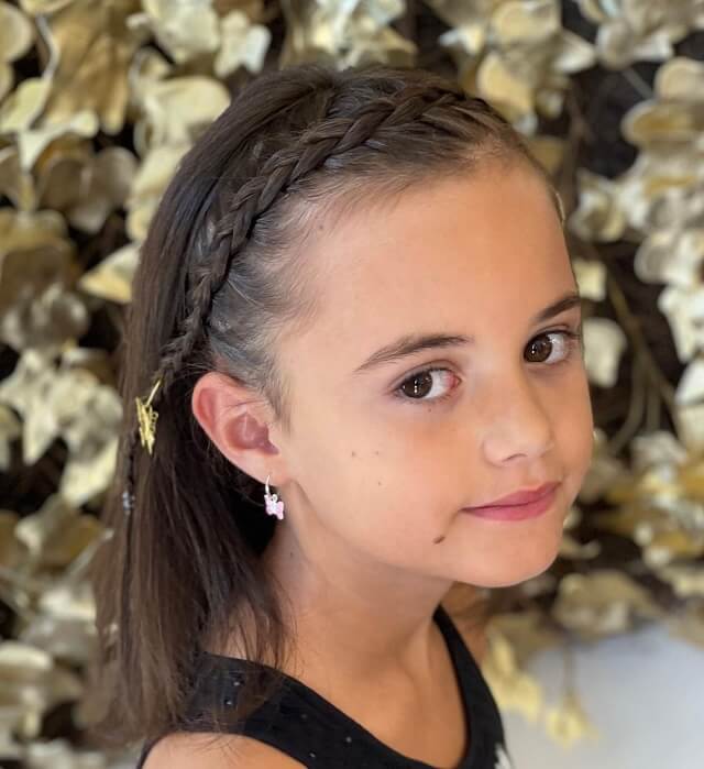 braids for little girls with short hair