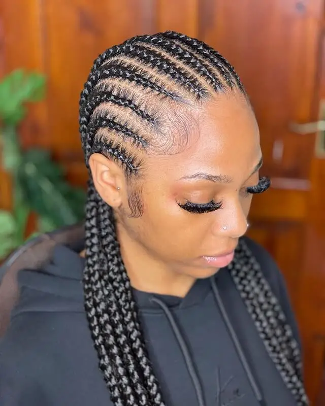 cornrow braided hairstyles for black women