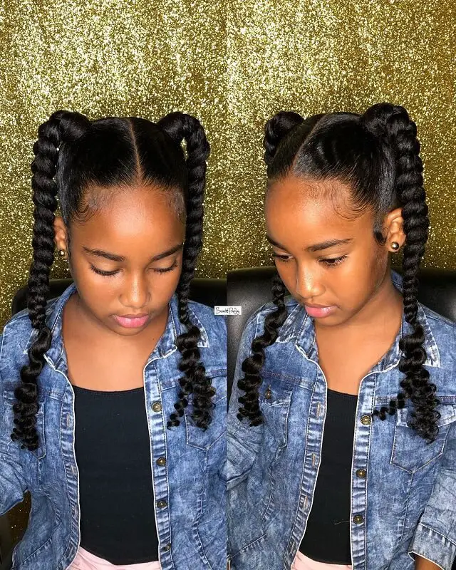 little black girl pigtail hairstyles 