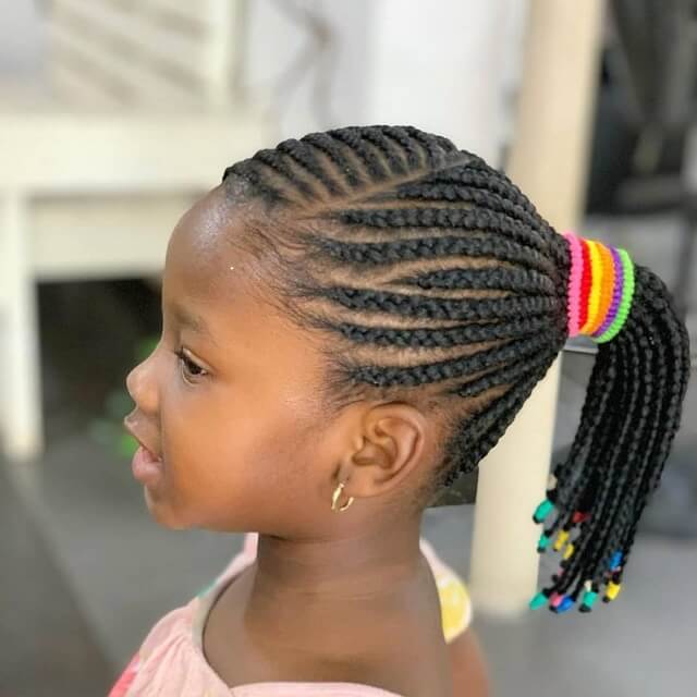  little black girl ponytails