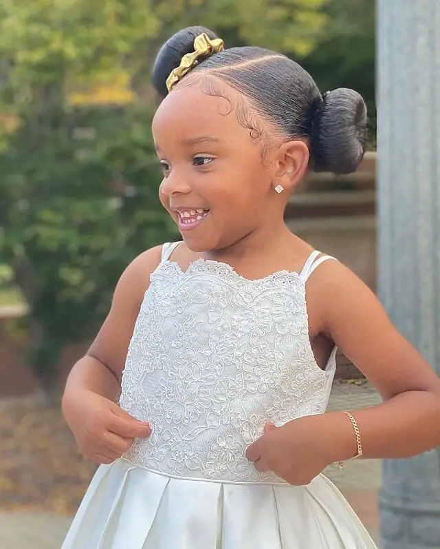  little black girl wedding hairstyles