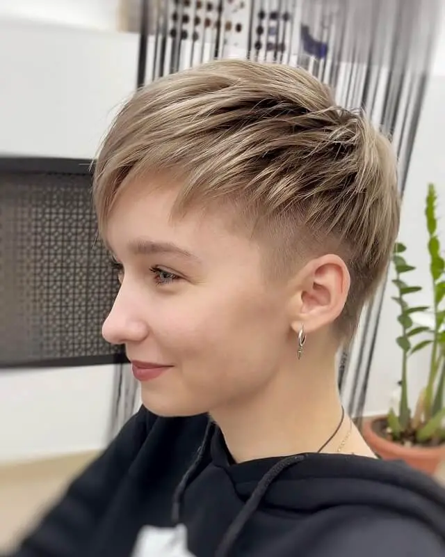 tomboy haircuts for straight hair 