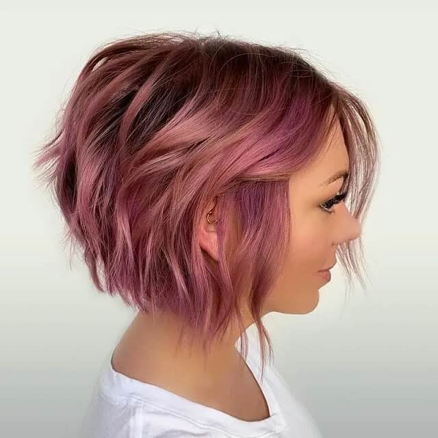 choppy layered bob