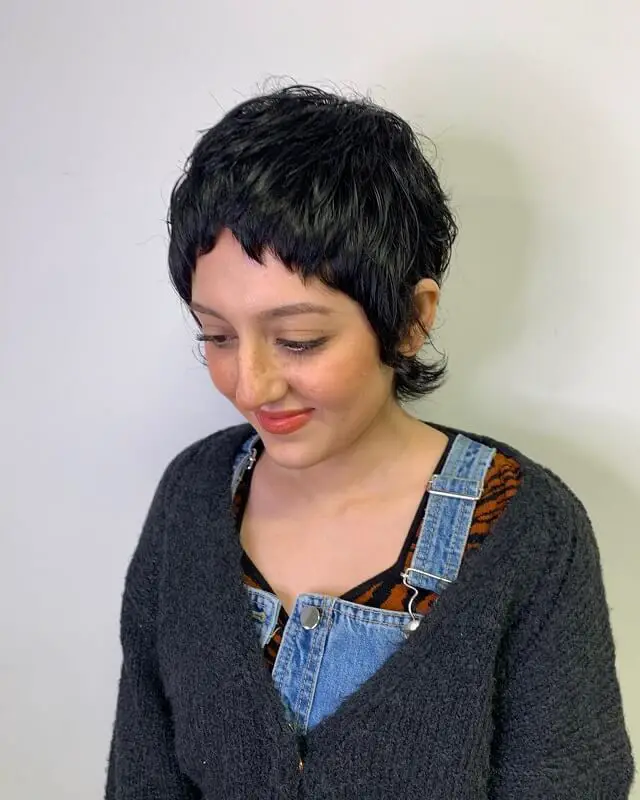 low maintenance shaggy pixie cut