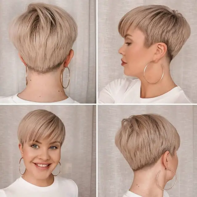 shaggy pixie cut for oval face