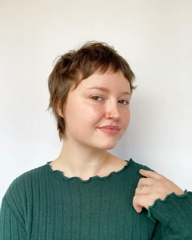 shaggy pixie cut for thin hair 