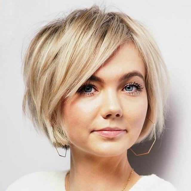 short bob haircuts for round faces