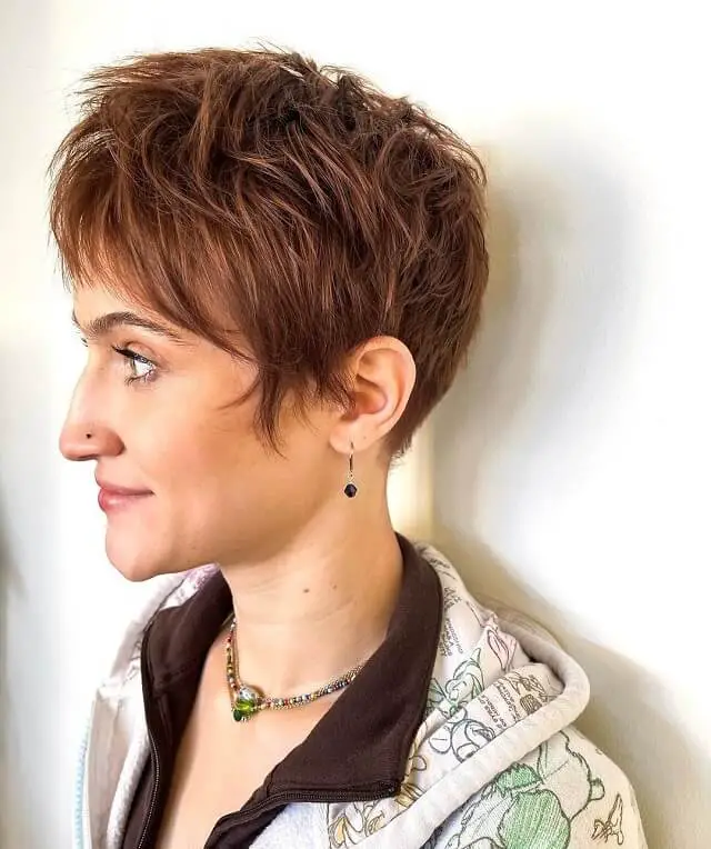  short shaggy pixie cut