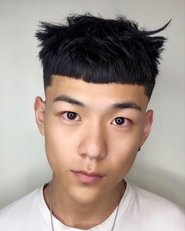 Bowl cut for korean men