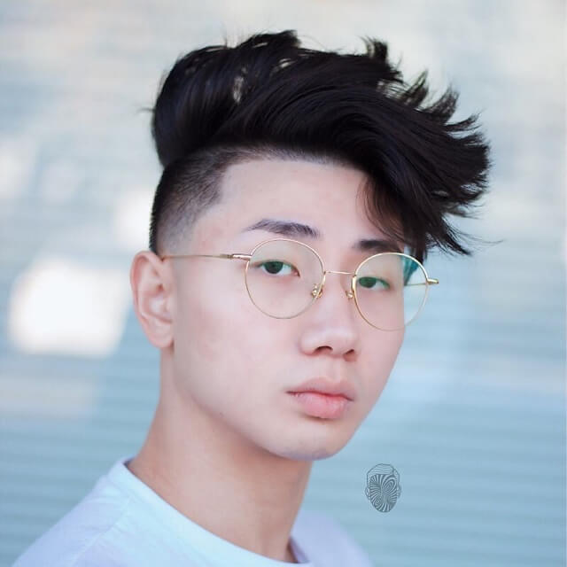 Asian Undercut Hairstyle For Men