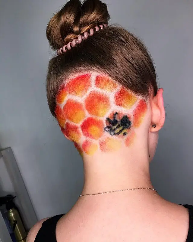 Honeycomb nape Undercut