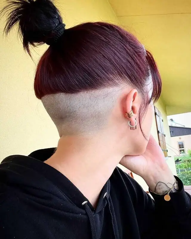 shaved undercut nape