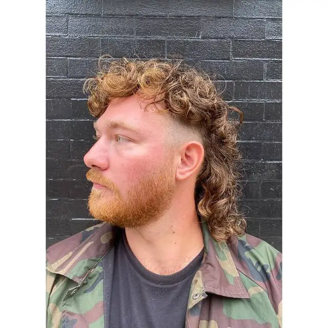 Mullet with Bald Fade 